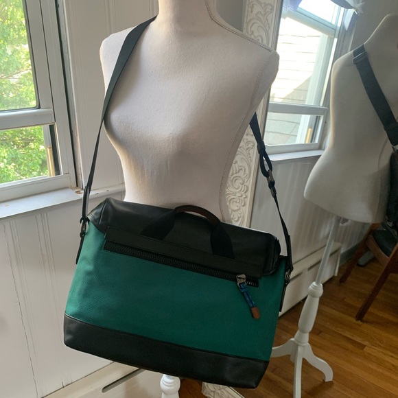 Coach Ranger Messenger Bag In Colorblock With Coach Patch - Picture 5 of 6